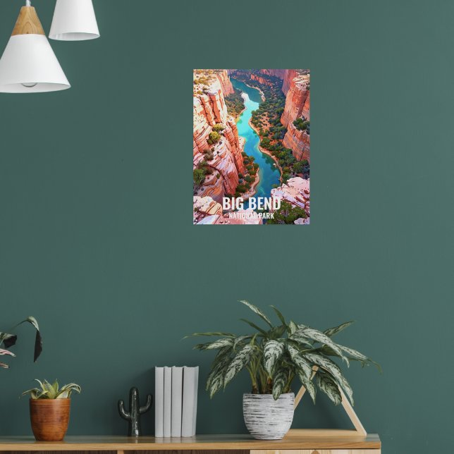 Poster Parc national Big Bend, Texas (Salon 1)