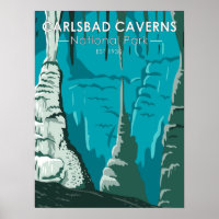 Parc national Carlsbad Caverns Vintage