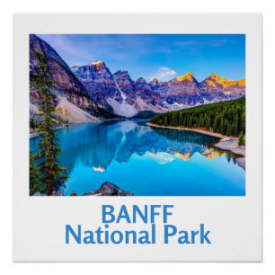 Poster Parc national de Banff