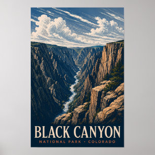 Poster Parc national de Black Canyon of the Gunnison Mode