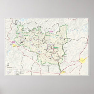 Poster Parc national de caverne gigantesque