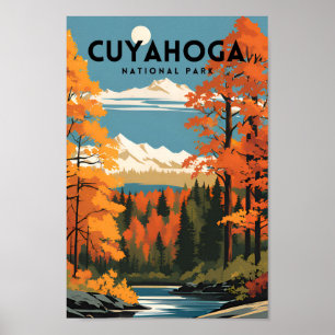 Poster Parc national de Cuyahoga Voyage