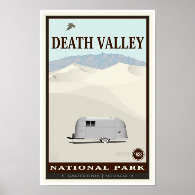 Poster Parc national de Death Valley (Devant)