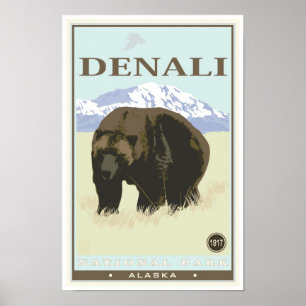 Poster Parc national de Denali
