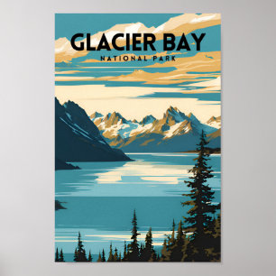 Poster Parc national de Glacier Bay