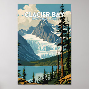 Poster Parc national de Glacier Bay