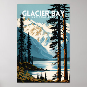 Poster Parc national de Glacier Bay