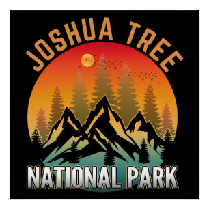 Poster Parc national de Joshua Tree