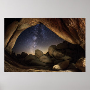 Poster Parc national de Joshua Tree Night Sky