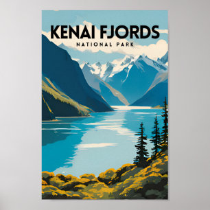 Poster Parc national de Kenai Fjords