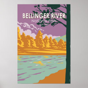 Poster Parc national de la rivière Bellinger Australie Vi