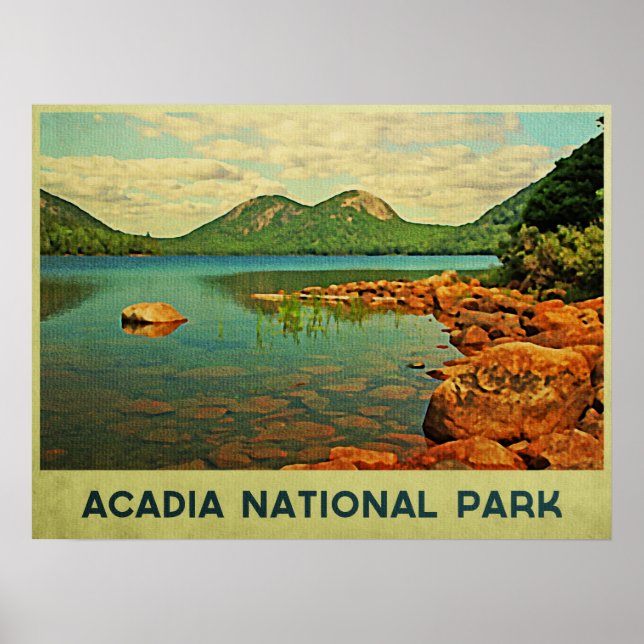 Poster Parc national de l'Acadie (Devant)