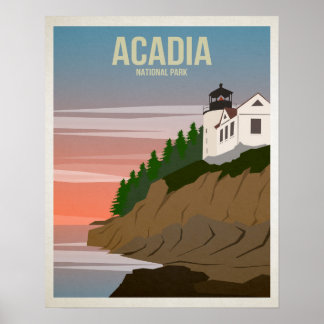 Poster Parc national de l'Acadie