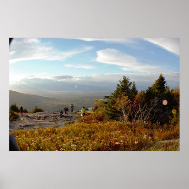 Poster Parc national de l'Acadie de la montagne Cadillac (Devant)