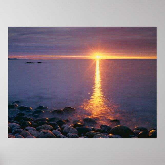 Poster Parc national de l'Acadie |Océan Atlantique Maine (Devant)