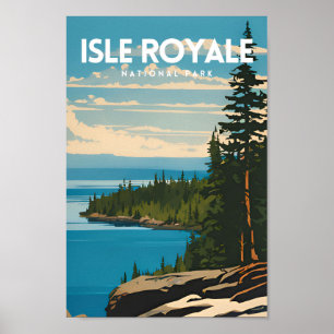 Poster Parc national de l'Isle Royale