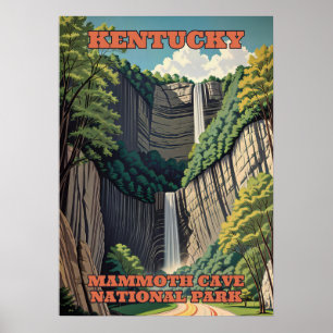 Poster Parc national de Mammoth Cave du Kentucky V01