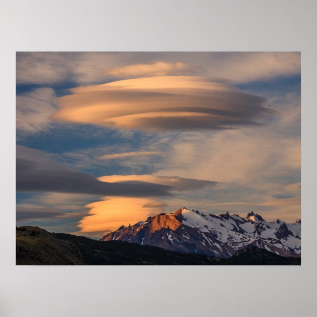 Poster Parc national de Torres del Paine, Chili (Devant)