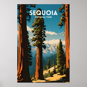 Poster Parc national de Travel Sequoia