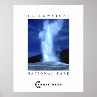 Poster Parc national de Yellowstone