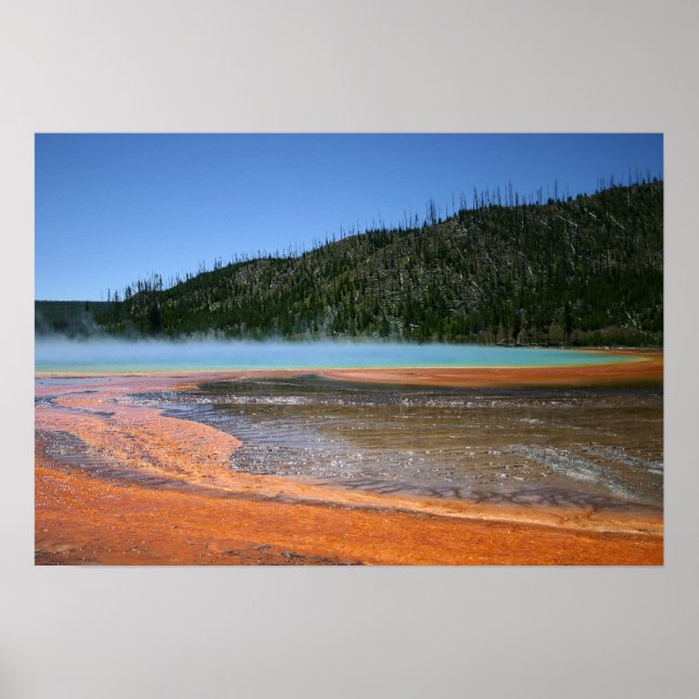 Poster Parc national de Yellowstone (Devant)