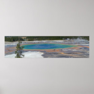 Poster Parc national de Yellowstone de ressort