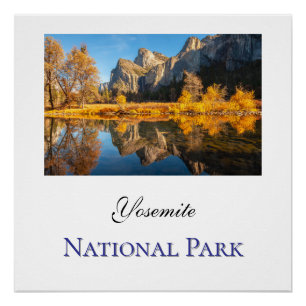 Poster Parc national de Yosemite à l'automne