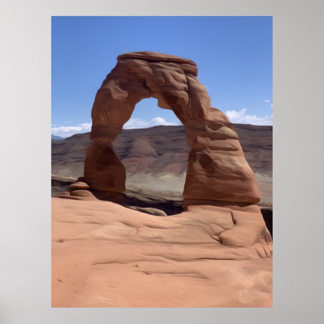 Poster Parc national des Arches : Arche délicate (Devant)