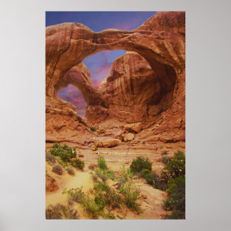 Poster Parc national des Arches Utah