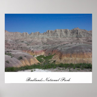Poster Parc national des Badlands
