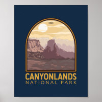 Parc national des Canyonlands Emblem Vintage