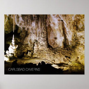 Poster Parc national des Cavernes Carlsbad