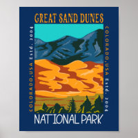 Parc National Des Dunes De Sable Great Colorado Di