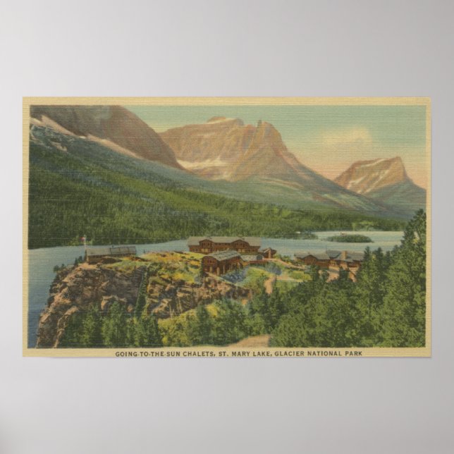 Poster Parc national des Glaciers, (Devant)