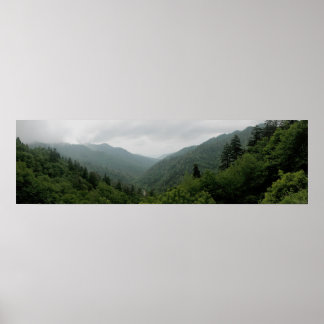 Poster Parc national des Great Smokey Mountains Panorama 