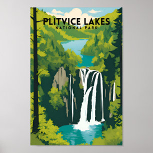 Poster Parc national des Lacs Plitvice