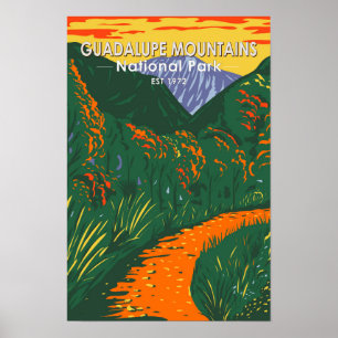 Poster Parc national des montagnes Guadalupe McKittrick