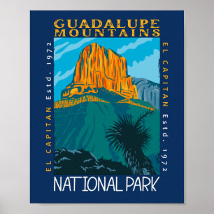 Poster Parc national des Monts Guadalupe