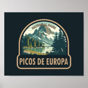 Poster Parc national des Picos de Europa Espagne
