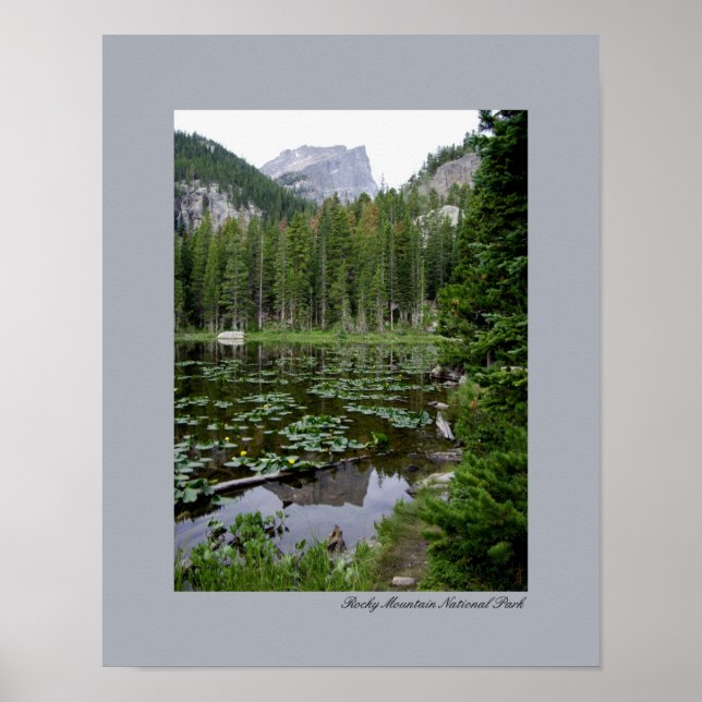Poster Parc national des Rocheuses (Devant)