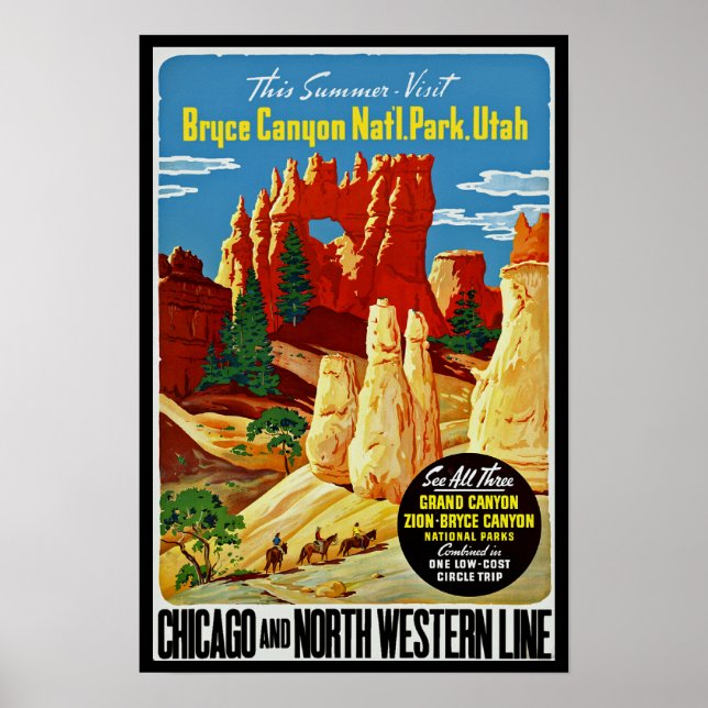 Poster Parc national du Bryce Canyon (Devant)