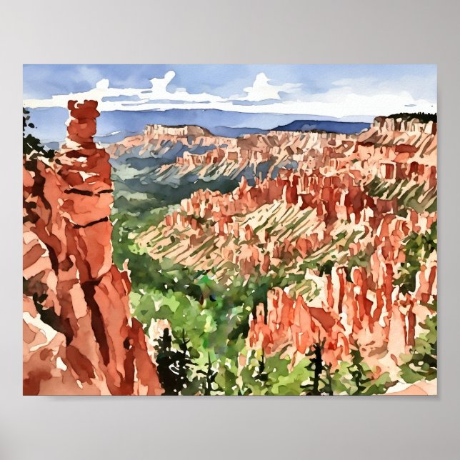 Poster Parc national du Bryce Canyon (Devant)
