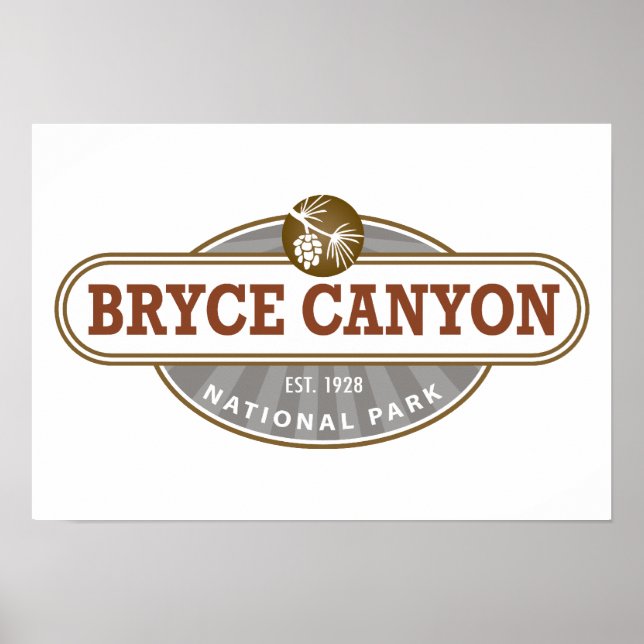 Poster Parc national du Bryce Canyon Utah (Devant)