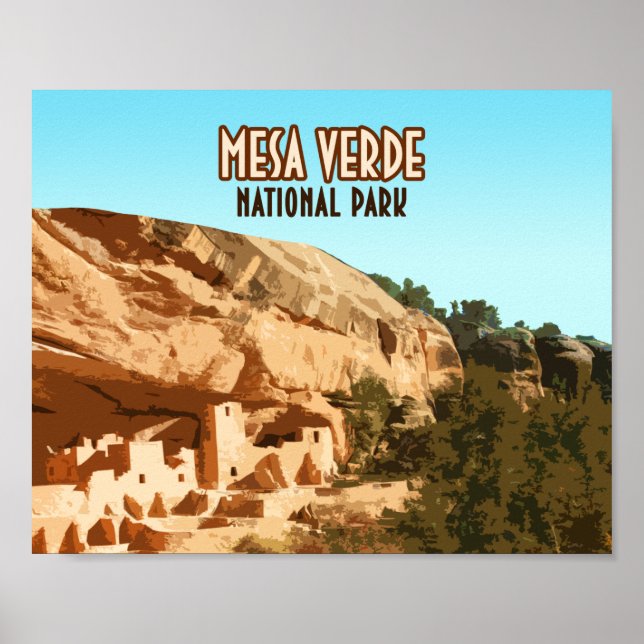Poster Parc national du Colorado (Devant)