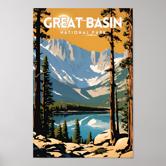 Poster Parc national du Grand Bassin Voyage traditionnel (Devant)