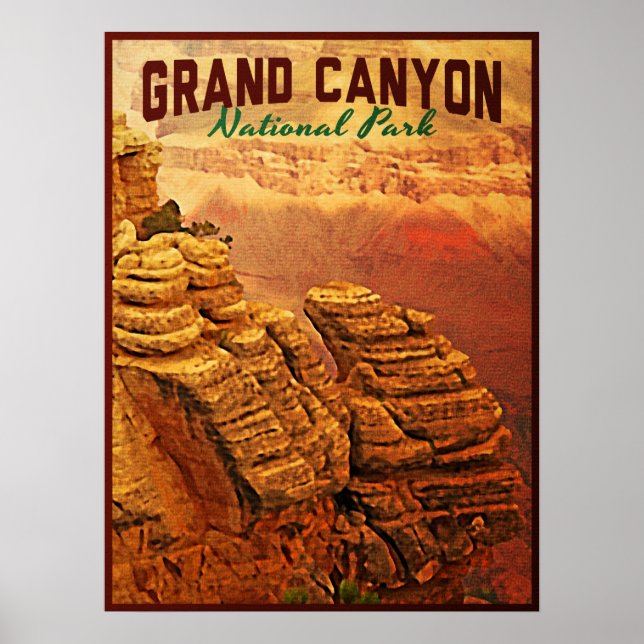 Poster Parc national du Grand Canyon (Devant)