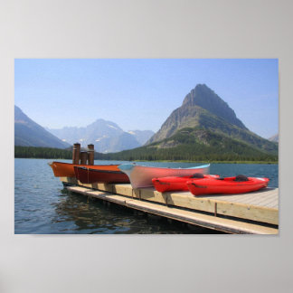 Poster Parc national du lac Josephine Glacier