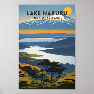 Poster Parc national du lac Nakuru