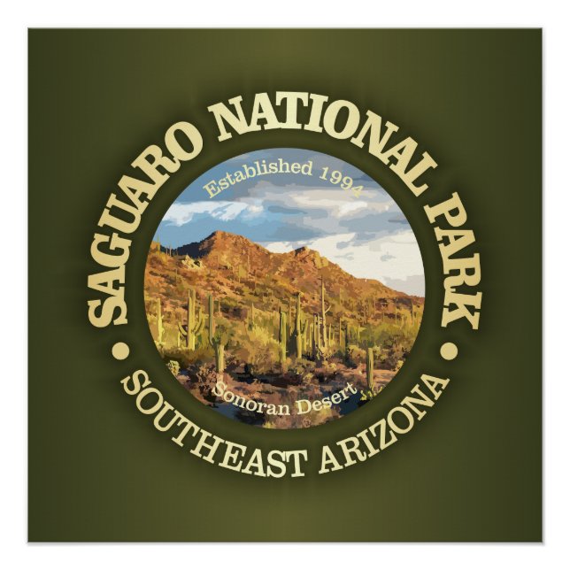 Poster Parc national du Saguaro (NP2) (Devant)