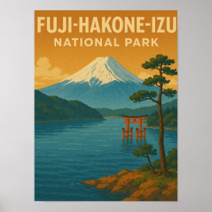 Poster Parc national Fuji-Hakone-Izu